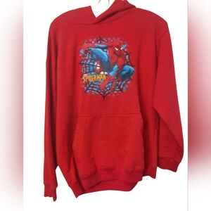 Spiderman Red and Blue Graphic Hoodie for Kids